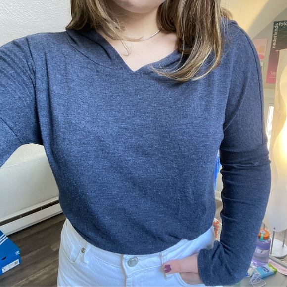 Blue ONLY super soft blouse/hoodie - Picture 2 of 4